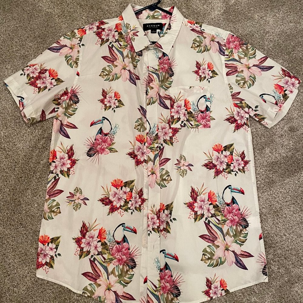 Pacsun Floral Mens Shirt